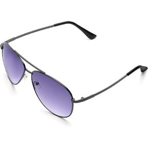 Sunglasses for Women and Men,Classic Aviator Sun Glasses for Men Women Driving Shades UV Protection 2024 New (Black Frame Purple Lens)