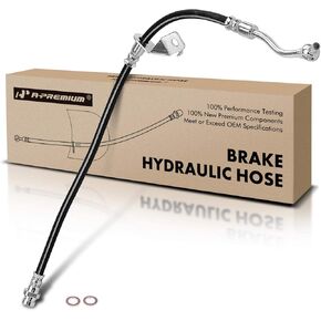 A-Premium Front Passenger Brake Hydraulic Hose Compatible with Hyundai and Kia Models - Tucson 2010-2018, For Sportage 2011-2017 - Replace# 587322S100