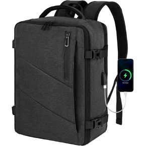 Travel Backpack for Women Men, Carry on Backpack, 18×14×8 Inches Airlines Personal Item Casual Daypacks (Dark Gray, Extra Large)