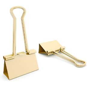 Binder Clips Small Metal Clamp - 3/4 in (0.75 inch)(Small, Silver, 120 Count)
