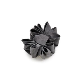 Lele Sadoughi Women's Rita Ribbon Claw Clip, Charcoal, Grey, 1 Count