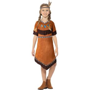 Okbebe Native American Costume Girls Thanksgiving Kids Indigenous American Indians Dress