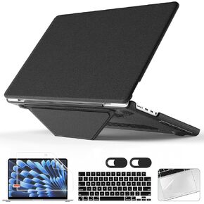 Designed for MacBook Pro 14 Inch Case 2021 2022 2023 2024 Release A3112 A3401 A3185 M4 A2918 A2992 M3 A2779 M2 A2442 M1 Pro/Max Protective Premium Leather Case, Pink