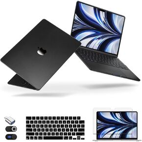 CISSOOK Compatible with MacBook Air 15 inch Case M3 Chip A3114 / M2 Chip A2941 Model 2024 2023 Release, Durable & Slim Protective Hard Shell Case Cover for MacBook Air 15.3" M2 M3 Case - Gray Clear