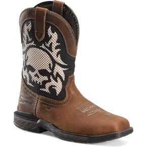 Double-H Boots Men's DH5388 Witness Comp Toe Brown 10.5 D