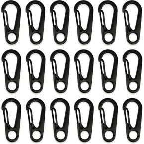 18pcs Small Carabiner Clip Mini, Carabiner Keychain Clip, Replacement Carabiner for Keys Clip, Mini Carabiner Clips, Carabiner Small