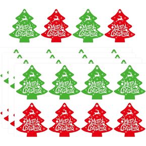 Merry Christmas Tree Stickers New Year Envelope Seals Labels (Pack of 320) - 2.5 X 2.3 Christmas Stickers/Christmas Tags/Holiday Sticker for Cards Gift Envelope Decorative Seals