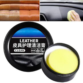 Leader Cleaning and Care Cream & Cleaning Paste for Leather Care, Multifunctional Leather Cleaning Cream, Car Leather Repair Cream, Automotive Interior and Furniture Leather Cleaning Cream(1)
