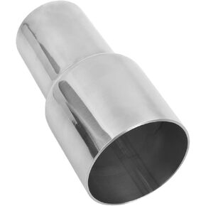 Exhaust Adapter Connector 2"ID to 2.25"ID，Exhaust Adapter Total Length 4 "Stainless Steel Polished.