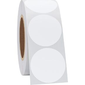Thermal Label Stickers 1.5 inch Circle Sticker Direct Thermal Labels Self-Adhesive Thermal Paper Roll 1000 pcs (Pink)