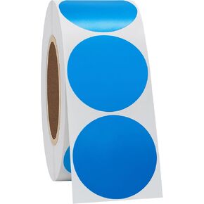 Thermal Label Stickers 1.5 inch Circle Sticker Direct Thermal Labels Self-Adhesive Thermal Paper Roll 1000 pcs (Pink)
