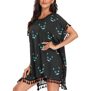 Womens Fashion Stylish Chiffon Tassel Beach Bikini Swimwear Bathing Suit Cover up