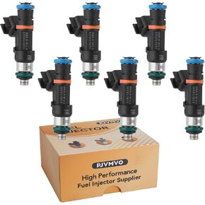 04591986AA OE V6 24V MPI Fuel Injectors,Compatible with/Dodge 2.7L 3.5L Nitro Charger Journey 2005 2006 2007 2008 2009 2010,Compatible with/Chrysler 4.0L Town&Country |4 Holes| |Set of 6|
