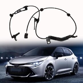 مستشعر سرعة العجلات الأمامية اليسرى من GXARTS 8954312110 8954302160 متوافق مع Toyota Corolla 1.8L 2.0L 2019 2020 2021 2022 89543-12110 89543-02160 ABS مستشعر التحكم في الانزلاق