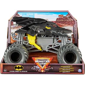 Monster Jam, Official Batman Monster Truck, Collector Die-Cast Vehicle, 1:24 Scale, Kids Toys for Boys Ages 3 and up