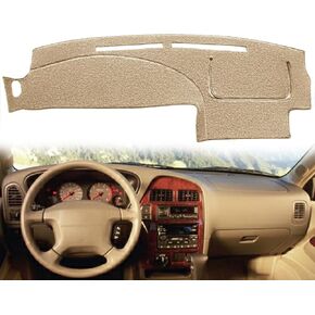 Dash Cover Mat Custom Fit for Nissan Pathfinder/Infiniti QX4 1996-2000, Dashboard Cover Pad Cap Carpet Protector F203 (Black)