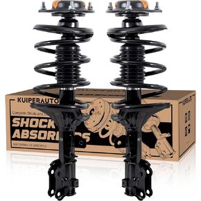 Front Complete Struts Coil Spring Assembly 172302 172301 Compatible with 2004-2009 Kia Spectra Spectra5 EX LX Replacement Shock Absorbers