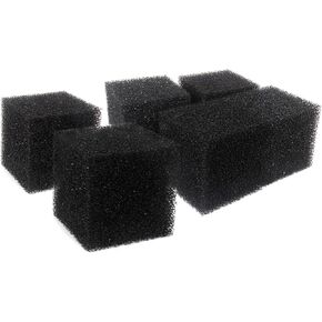 MOTO4U Fuel Cell Safety Foam Block Safety Racing Fuel Cell Foam Insert Block Fuel Cell Anti-Slosh for Gas Gasoline E85 Alcohol Methane Fuels 3.9" x 3.9" x 3.9" Black,6PCS