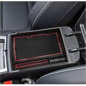 YEE PIN for 2024 2025 Hyundai Kona Center Console Organizer for Hyundai Kona Limited/N Line/SEL/SE Middle Console Armrest Insert Tray Storage (Only for Gas Version, Electronic Transmission) 2 Pack