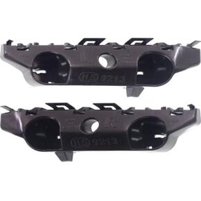 DAT AUTO PARTS Front Left Driver & Right Passenger Side Bumper Cover Support Bracket Replacement For 2014-2019 Nissan Versa Note Hatchback Black Smooth NI1032109 NI1033109 622253VY0A 622243VY0A