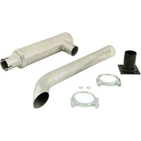 Complete Tractor 1917-8303 Muffler Conversion kit Compatible With/Replacement For Kubota B1550D, B1550E, B1550HSTD, B1750D, B1750E, B1750HSTD, B1750HSTE, B6200D, B6200E, B7200D, B7200E 15541-12110