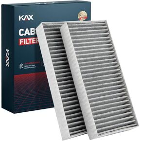 KAX Cabin Air Filter, CF10388,CP388 Replacement for Armada 2005-2015,QX56 2004-2010, NV2500 N3500 2012-2014, Titan 2004-2015 w/Activated Carbon Passenger Compartment Air Filter, pack of 2