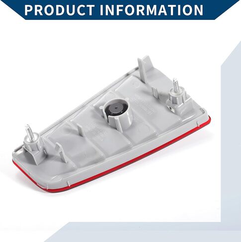 No.521635209 Bumper Reflector for Toyota Yaris 2012-2014 with Sport Bumper/Rear Right Bumper Reflector Side Marker/Durable ABS / 1 Pc Red in Saudi Arabia