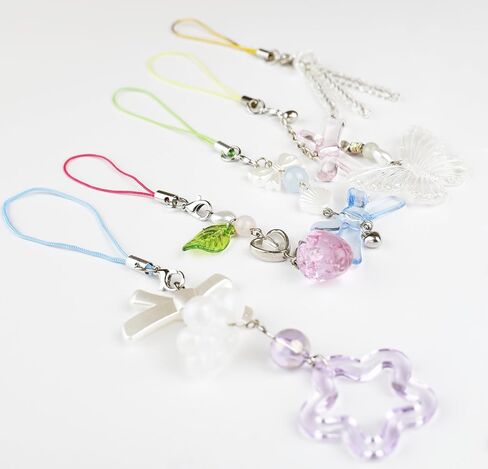 MINI-FACTORY 100PCS DIY Charm Straps with Lobster Clasp Colorful Lanyard Cords for Phone Charms, USB Drives, Keychains, Jewelry Making, Crafts, Purse & Name Tag Accessories in Kuwait