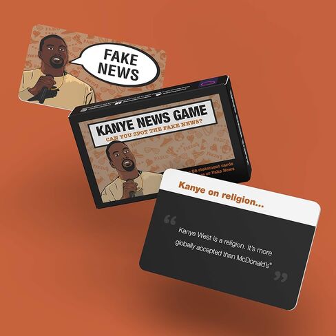 Bubblegum Stuff Trump News Game - Guess The Fake News Trump Quote Comedy Card Game - Suitable for Family, Kids, Teenagers & Adults in Saudi Arabia