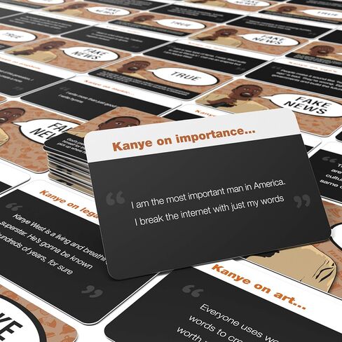 Bubblegum Stuff Trump News Game - Guess The Fake News Trump Quote Comedy Card Game - Suitable for Family, Kids, Teenagers & Adults in Saudi Arabia