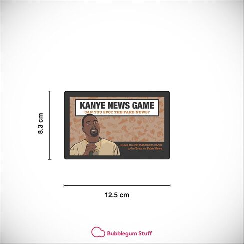 Bubblegum Stuff Trump News Game - Guess The Fake News Trump Quote Comedy Card Game - Suitable for Family, Kids, Teenagers & Adults in Saudi Arabia