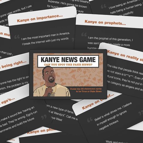 Bubblegum Stuff Trump News Game - Guess The Fake News Trump Quote Comedy Card Game - Suitable for Family, Kids, Teenagers & Adults in Saudi Arabia
