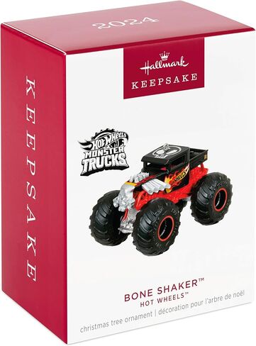Hallmark Keepsake Christmas Ornament 2024, Hot Wheels Monster Trucks Bone Shaker, Gifts for Kids in Saudi Arabia