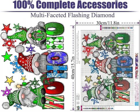 ARTMYRUI Christmas Diamond Art Kits for Adults,Christmas Winter Landscape Diamond Painting Kits Full Drill Crystal Rhinestone Gem Art Craft Kits for Home Wall Decor 12X16Inch in Saudi Arabia