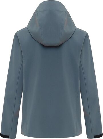 Gash Hao Mens Lightweight Softshell Waterproof Jacket Hooded Fleece Lined Warm Rain Hiking Outdoor Jacket Windbreaker in Kuwait