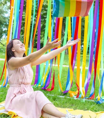 10 Rolls 820ft Crepe Paper Streamers,10 Colors Neon Streamers for Rainbow Party Birthday Decorations Streamers Wedding Ceremony Christmas Halloween Indoor Decoration in Saudi Arabia