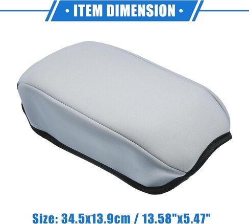 Armrest Protector Cover Pad Replacement Compatible for Jeep Compass 2010-2022, Durable Neoprene Fabric Gray in Saudi Arabia