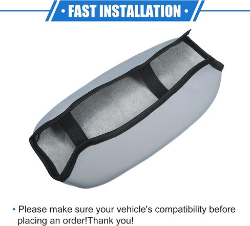 Armrest Protector Cover Pad Replacement Compatible for Jeep Compass 2010-2022, Durable Neoprene Fabric Gray in Saudi Arabia
