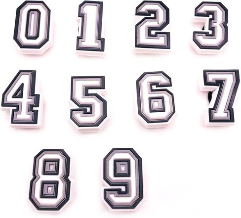 Numbers and Sports Shoe Charms for Clog Shoe Decoration,Rugby Baseball Basketball Football Soccer Volleyball Shoe Charms for Boys Kids Teens Man Gifts in Saudi Arabia