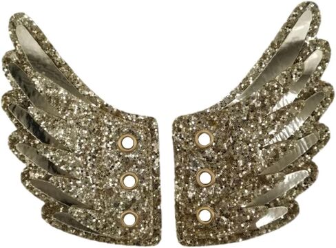 Shoe Wings 3 Layers Of Shiny Three-Dimensional Shoe Wings, Suitable For Shoe Accessories With Shoelaces in Saudi Arabia