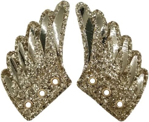 Shoe Wings 3 Layers Of Shiny Three-Dimensional Shoe Wings, Suitable For Shoe Accessories With Shoelaces in Saudi Arabia
