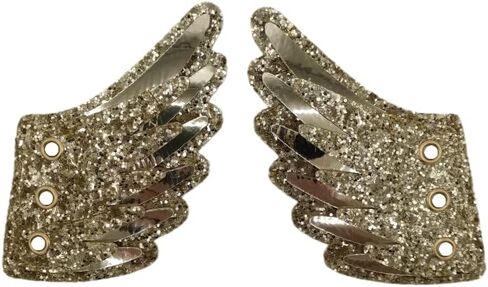 Shoe Wings 3 Layers Of Shiny Three-Dimensional Shoe Wings, Suitable For Shoe Accessories With Shoelaces in Saudi Arabia