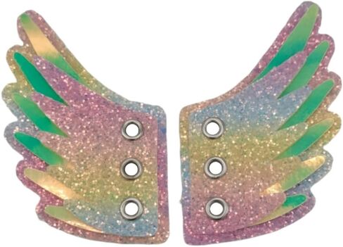 Shoe Wings 3 Layers Of Shiny Three-Dimensional Shoe Wings, Suitable For Shoe Accessories With Shoelaces in Saudi Arabia