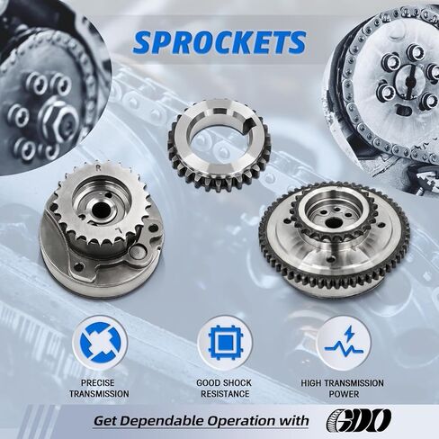 3.5l Engine Timing Chain Kit With vvt cam phaser Compatible with Ford F150 Taurus Edge expedition mustang Transit 3.5L/3.7L, Lincoln MKX MKZ Navigator, Mercury Milan; OE#AT4Z6L266B,AT4Z6K254A in Kuwait