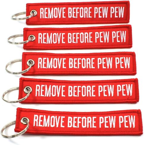 Rotary13B1 Remove Before PEW PEW - 5 Pack Key Chains in Kuwait