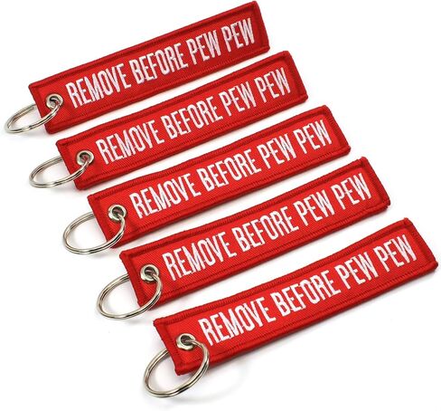 Rotary13B1 Remove Before PEW PEW - 5 Pack Key Chains in Kuwait