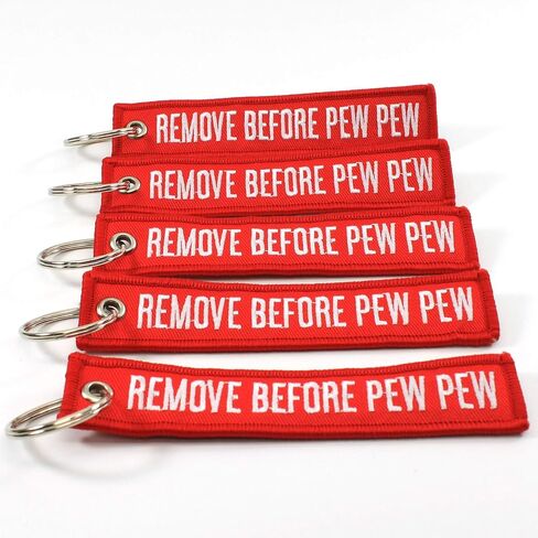 Rotary13B1 Remove Before PEW PEW - 5 Pack Key Chains in Kuwait