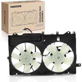 A-Premium Engine Radiator Cooling Fan Assembly Compatible with Select Toyota Models - Prius 2004-2009, 1.5L - Replace# 1636321030, 1636321030