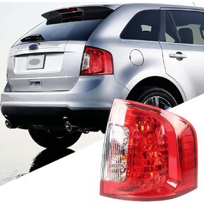 FIONE for Ford Edge Tail light Assembly 2011 2012 2013 2014 Halogen Taillight Rear Lamp Replacement SE SEL Limited Left Driver Side LH BT4Z13405A