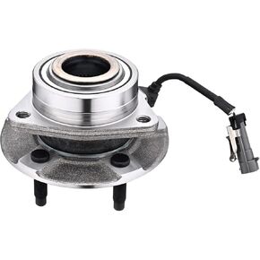 JLEO 513189 Front Wheel Bearing and Hub Assembly Compatible with 2005-2006 Chevy Equinox,2006 Pontiac Torrent, 2002-2007 Saturn Vue 5 Lugs W/ABS (1)